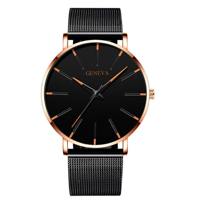 2020 Minimalist Men's Fashion Ultra Thin Watches