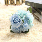 Silk Artificial Flowers Bouquet high quality 10 Heads Rose