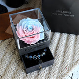 Women Rose Jewelry Box For Wedding Marry