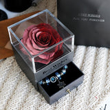 Women Rose Jewelry Box For Wedding Marry