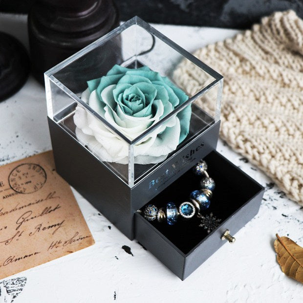 Women Rose Jewelry Box For Wedding Marry