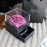 Women Rose Jewelry Box For Wedding Marry