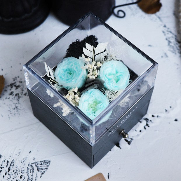 Women Rose Jewelry Box For Wedding Marry