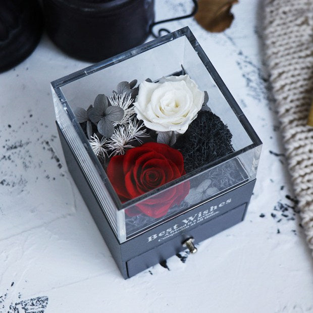 Women Rose Jewelry Box For Wedding Marry