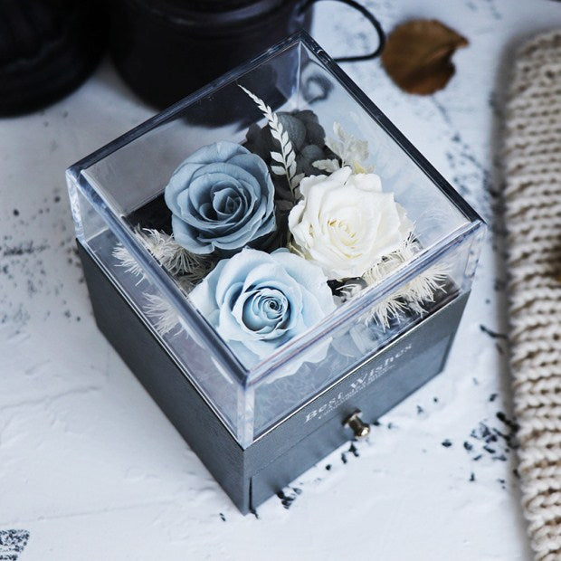 Women Rose Jewelry Box For Wedding Marry