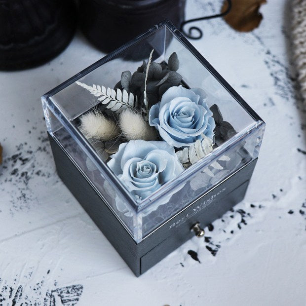Women Rose Jewelry Box For Wedding Marry